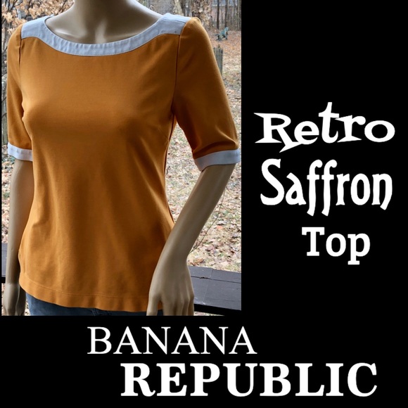 Banana Republic Tops - ▪️BANANA REPUBLIC▪️Retro Saffron Orange Top